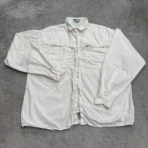 Georges Marciano Vintage 90's Button Down Shirt Mens 4 White Cotton Long Sleeve